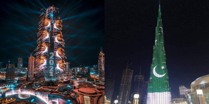 How Dubai’s Burj E Khalifa Indicated Colors of Countries On New Year