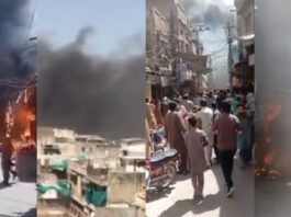 A Fire Broke Out In Rawalpindi Urdu Bazaar A Fire Broke Out In Rawalpindi Urdu Bazaar