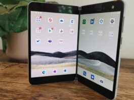 Microsoft will launch the foldable phone Surface Duo 2 in October. Microsoft will launch the foldable phone Surface Duo 2 in October.