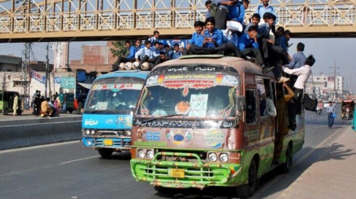 Public transport suspended in 15 districts of Punjab