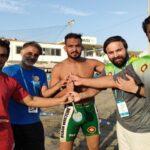 Famous wrestler Inam Butt won the gold medal Famous wrestler Inam Butt won the gold medal