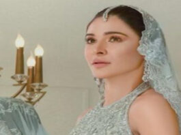 Ayesha Omar shows off her beautiful looks in bridal attire. Ayesha Omar shows off her beautiful looks in bridal attire.