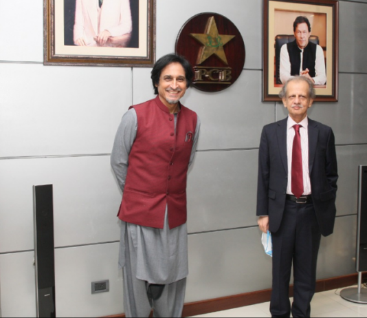 Rameez Raja became the chairman of the PCB Rameez Raja became the chairman of the PCB