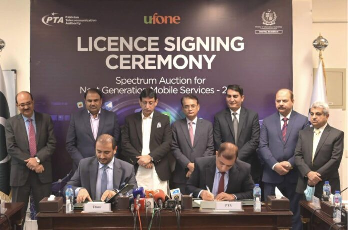 Ufone gets 4G spectrum license