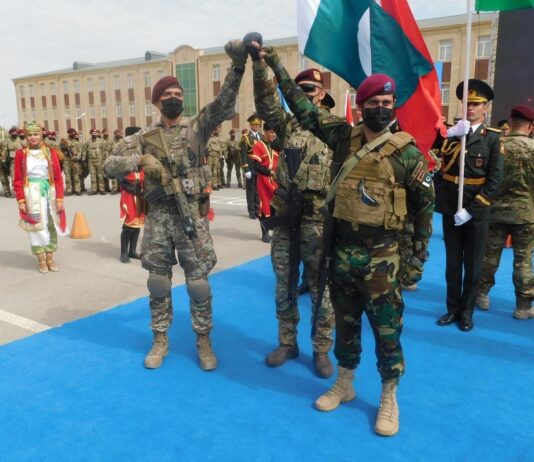 Pakistan’s joined in the trilateral ‘Brotherhood’ military exercises in Azerbaijan Pakistan's joined in the trilateral 'Brotherhood' military exercises in Azerbaijan