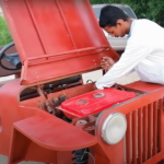 Khanewal: Matric Student build a car with an old motorcycle engine Khanewal: Matric Student build a car with an old motorcycle engine