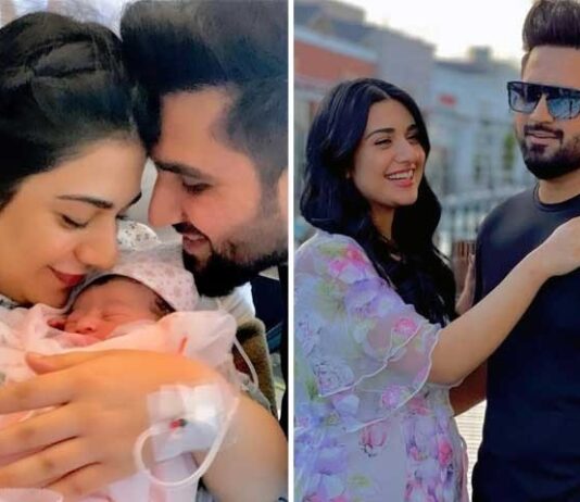 Falak Shabbir shared the first video of his daughter Falak Shabbir shared the first video of his daughter