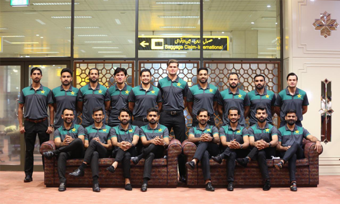 Pakistan team arrives in UAE for T20 World Cup
