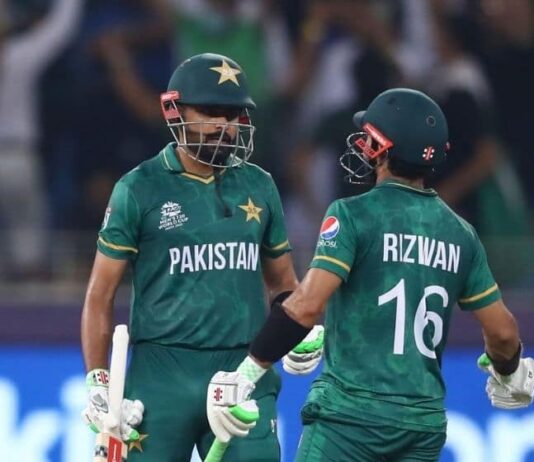 Babar and Rizwan crossed another milestone together Babar and Rizwan crossed another milestone together