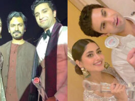 Sajal Ali, Ahad Raza Mir photo with Nawazuddin Siddiqui of Bollywood Sajal Ali, Ahad Raza Mir photo with Nawazuddin Siddiqui of Bollywood