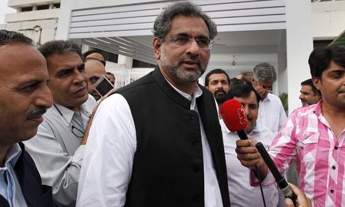 NAB law amended to cover up PTI government's corruption: Shahid Khaqan Abbasi