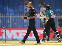 New Zealand beat Namibia by 52 runs. New Zealand beat Namibia by 52 runs.