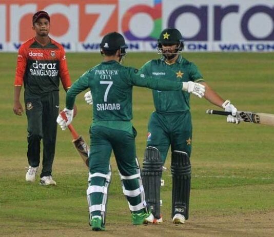 Pakistan defeated Bangladesh by 4 wickets In first T20 Pakistan defeated Bangladesh by 4 wickets In first T20