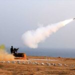 Demonstration of Pakistan Navy firing surface-to-air missiles Demonstration of Pakistan Navy firing surface-to-air missiles