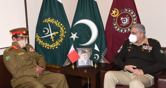 Army Chief appreciated Bahrain's cooperation in building a university in Islamabad