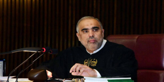 Opposition considers a no-confidence motion against NA Speaker Asad Qaiser